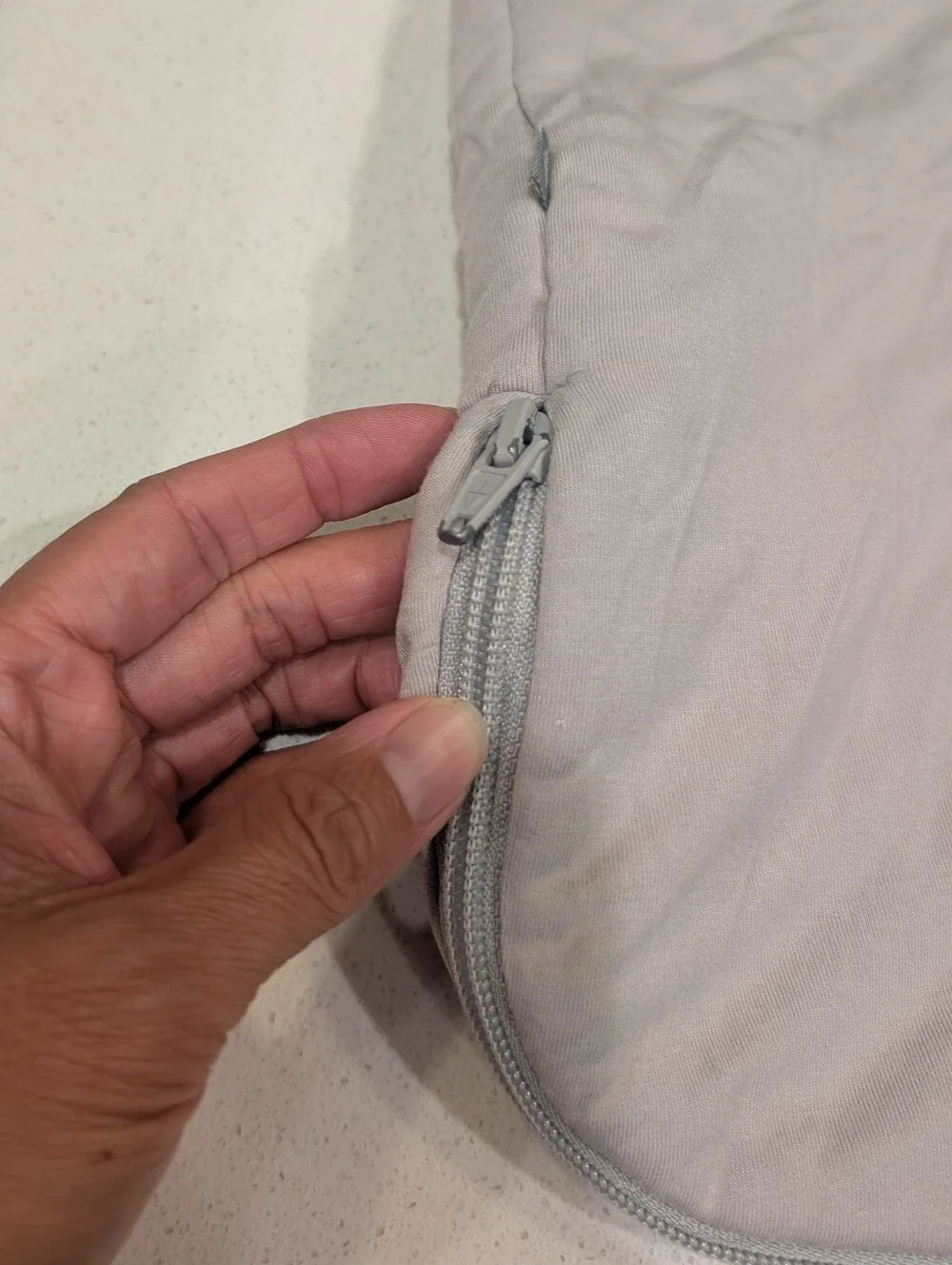 Kyte Size M (6-18M) 2.5 TOG Light Gray Sleep Sack
